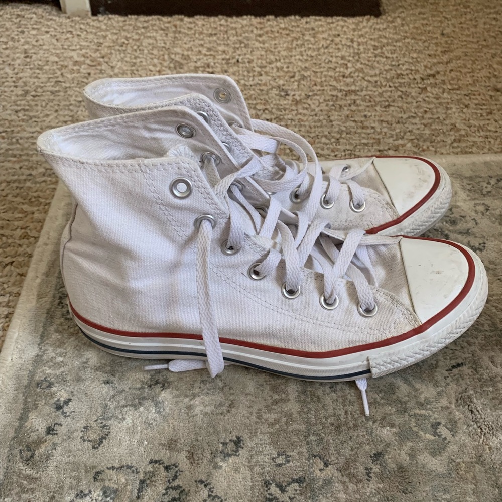 White high top Converse